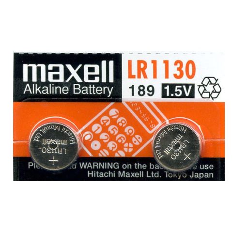 Pack de 2 pilas de litio LR1130 de 1,5V
